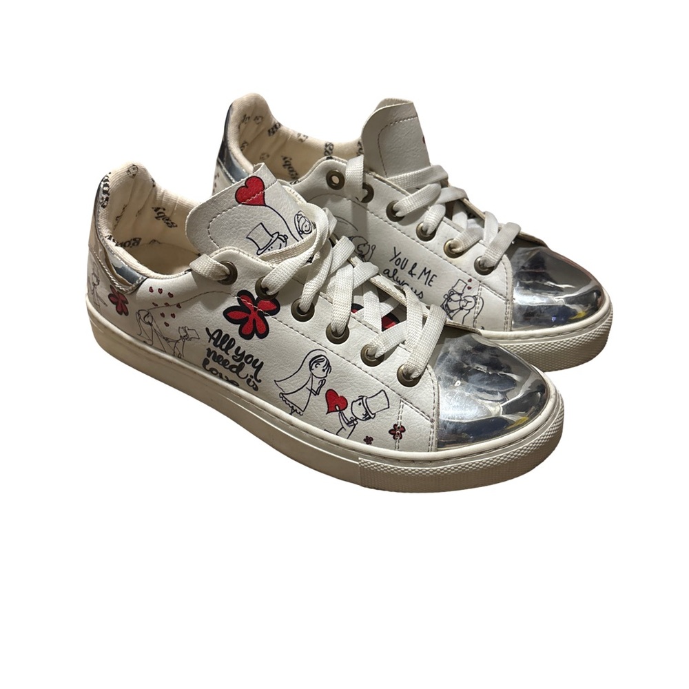 GOBY Bride Groom Slip on Sneakers Shoes GOB205 - size 37